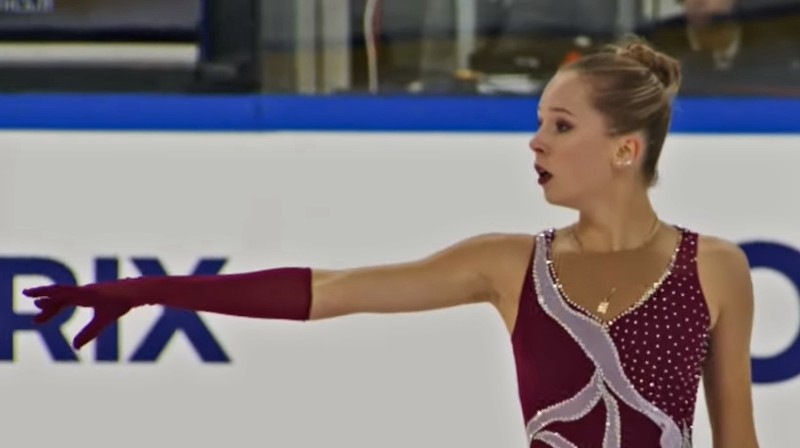 Anete Lāce. Foto: ISU Junior Grand Prix