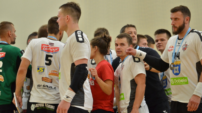 Dobeles "Tenax" handbolisti. Foto: GL Sports Photography/handball.lv