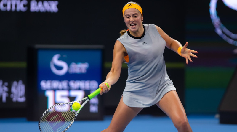 Aļona Ostapenko. Foto: Zuma Press/Scanpix