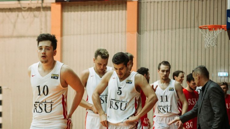 RSU basketbolisti. Foto: Sandijs Leicis