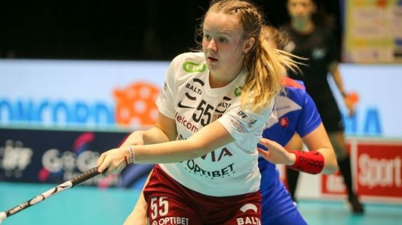 Laura Gaugere. Foto: Ritvars Raits, Floorball.lv