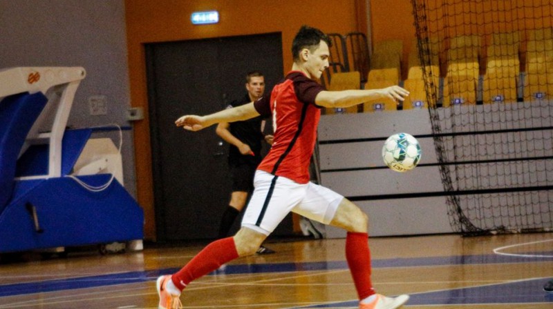 Matīss Babris. Foto: A. Pupurāns, www.futsal.lv, FC "Petrow"