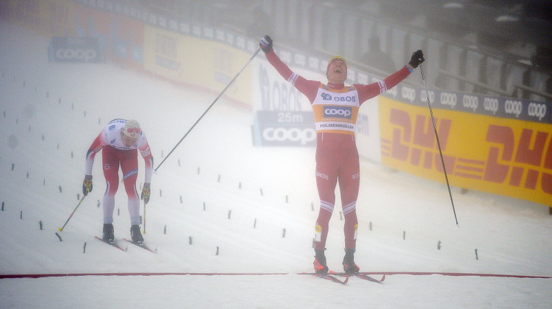 Aleksandrs Boļšunovs izcīna uzvaru. Foto: EPA/Scanpix.