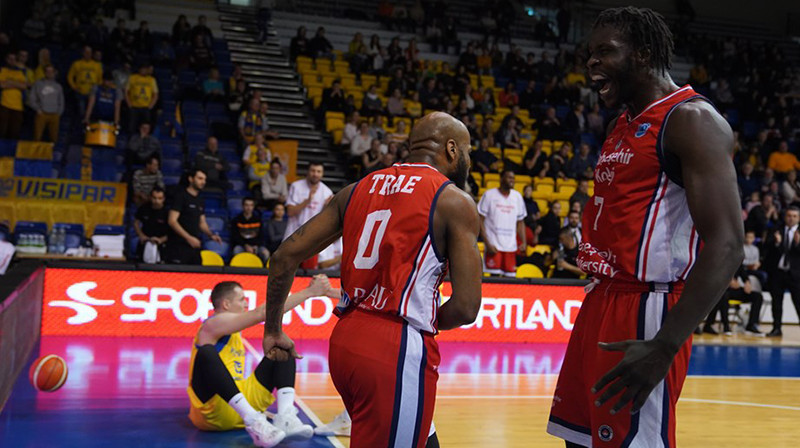 Trejs Goldens ventspilnieku grozos sameta 41 punktu. Foto: FIBA