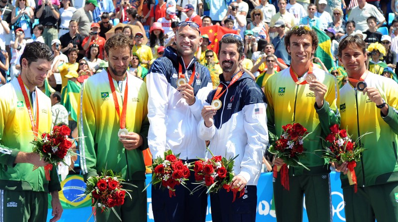 Fils Dalhauzers un Tods Rodžers triumfēja 2008. gada olimpiskajās spēles. Foto: FIVB