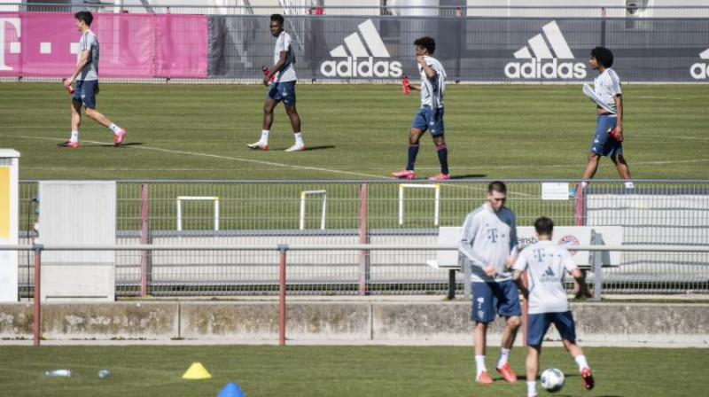 Minhenes "Bayern" treniņš šodien. Foto: AP/Scanpix