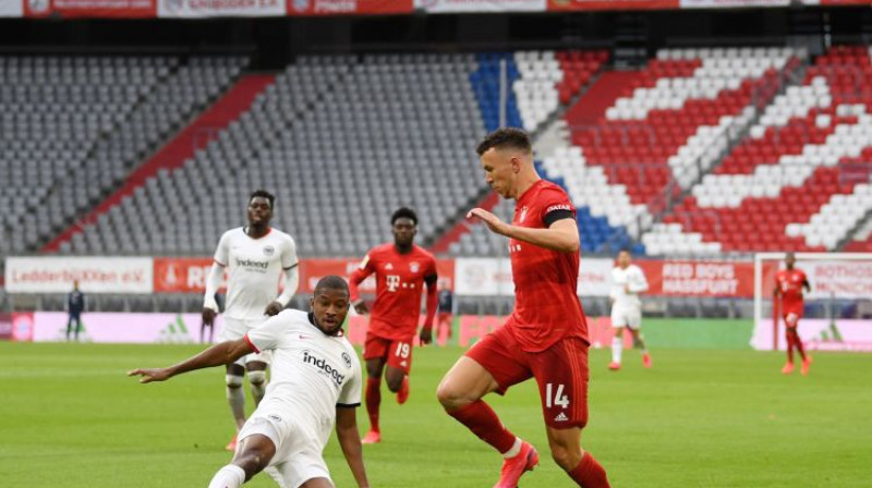 "Bayern" un "Eintracht" spēle. Foto: AFP/Scanpix