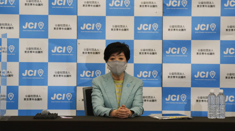 Tokijas gubernatore Juriko Koike. Foto: EPA/Scanpix