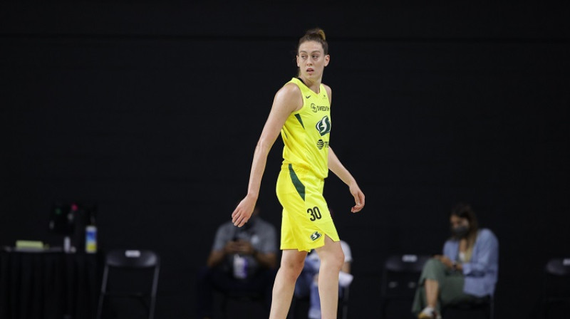 Breana Stjuarte: pirmā WNBA spēle kopš 2018. gada septembra. Foto: WNBA