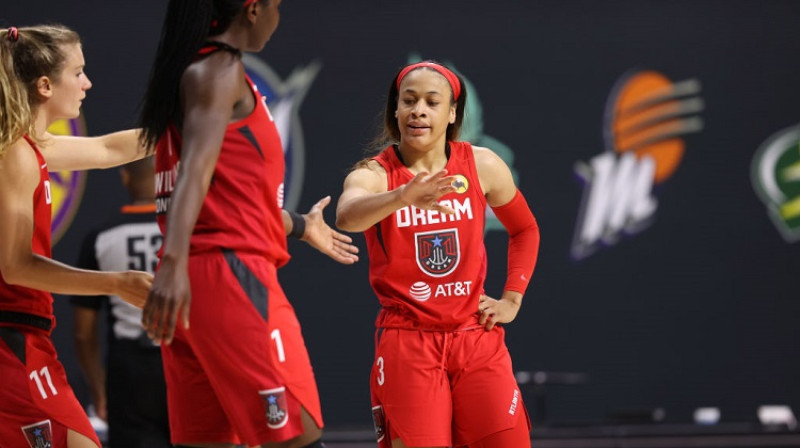 Kenedija Kārtere. Foto: WNBA