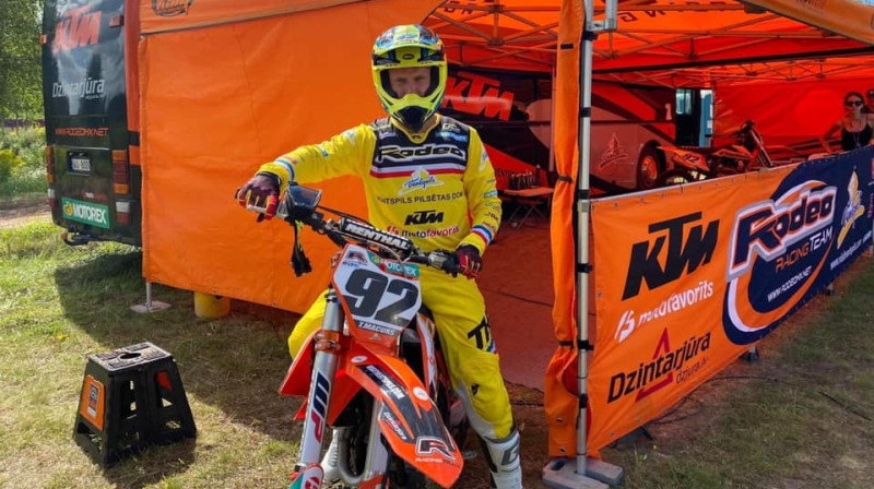 Toms Macuks. Foto: MXGP of Latvia