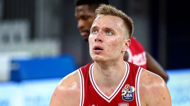 Artūrs Strautiņš. Foto: Pallacanestro Varese