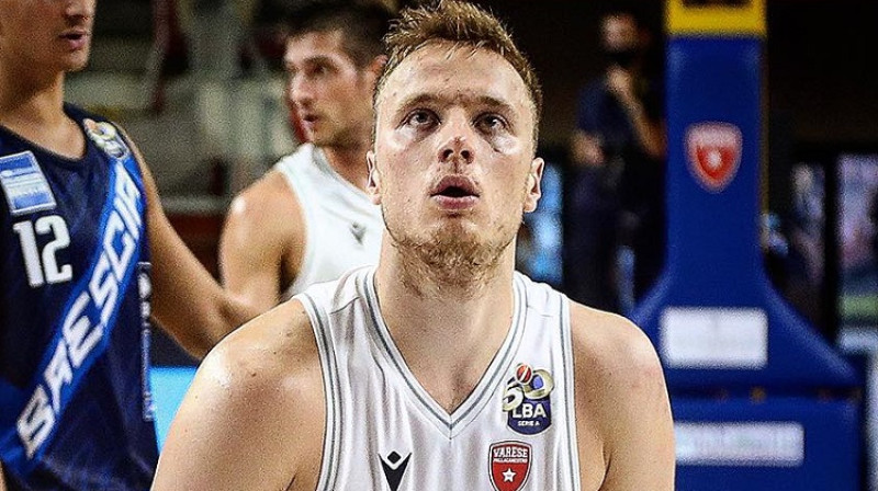 Artūrs Strautiņš. Foto: Pallacanestro Varese