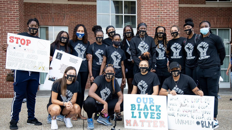 "Kentucky" basketbolistes 2020. gada rudenī. Foto: Kentucky