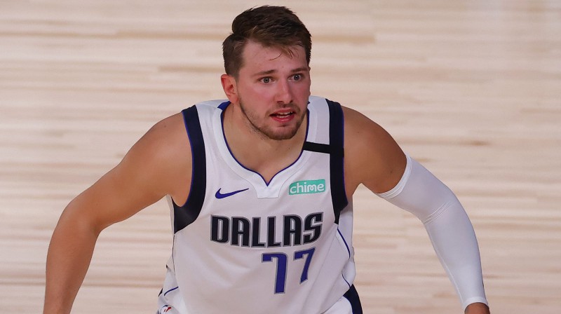 Luka Dončičs. Foto: AFP/Scanpix