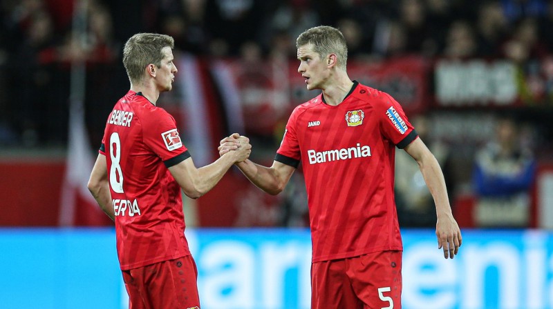 Lārss un Svens Benderi. Foto: Bayer 04 Leverkusen