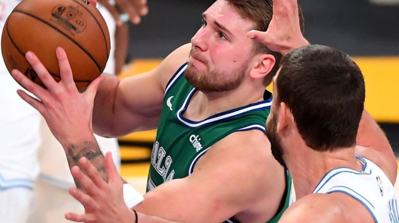 Luka Dončičs. Foto:AP/Scanpix.