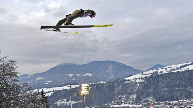 Kamils Stohs lidojumā. Foto: EPA/Scanpix