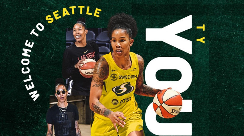 Tamera Janga: 12 sezonas WNBA. Foto: Seattle Storm