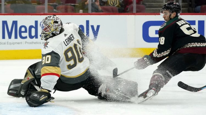 Robins Lēners un Maikls Bantigs. Foto: AP/Scanpix