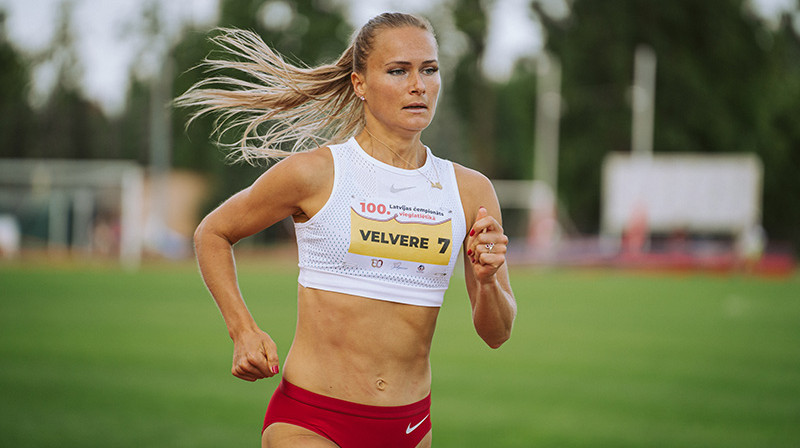 Līga Velvere. Foto: Guntis Bērziņš, athletics.lv