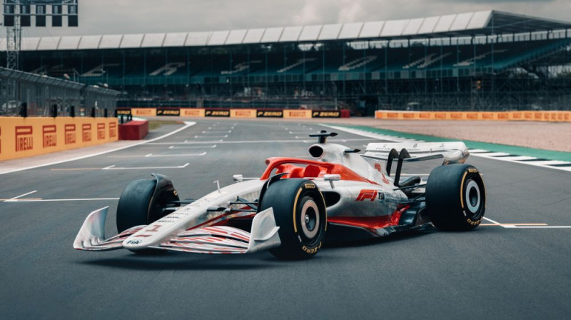 2022. gada F1 sacīkšu mašīna. Foto: f1.com