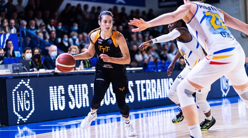 Ieva Pulvere 2021. gada 2. novembrī. Foto: EuroLeague Women