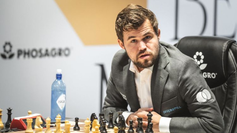 Magnuss Kārlsens. Foto: Niki Riga/FIDE