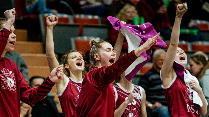 RSU basketbolistes: deviņas sezonas, pirmais Latvijas fināls. Foto: Renārs Koris