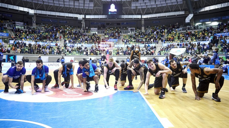 ''San Pablo Burgos'' basketbolisti. Foto: FIBA Champions League