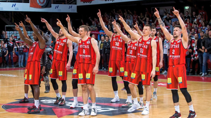 Viļņas "Rytas" basketbolisti. Foto: Rokas Lukoševičius/BC Rytas Vilnius