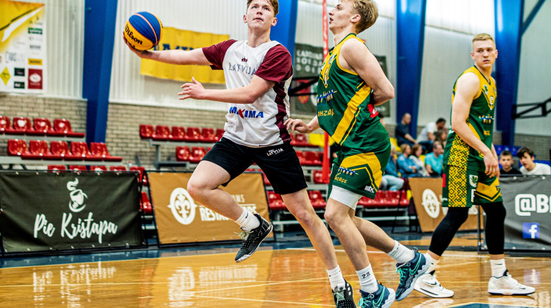 Latvijas 3x3 basketbola kausa spēle Kandavā. Publicitātes foto