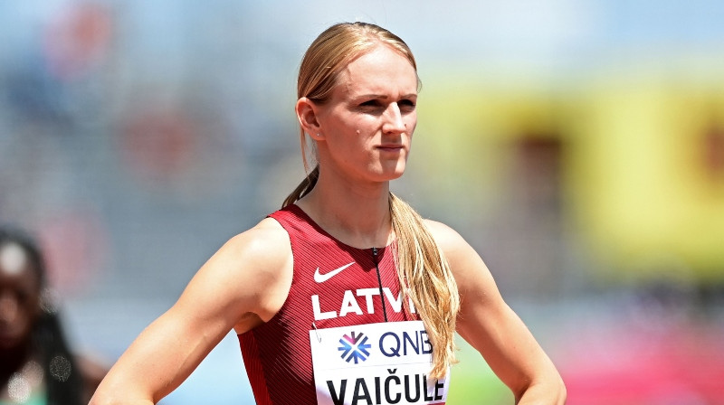 Gunta Vaičule. Foto: World Athletics/AFP/Scanpix