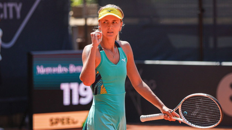 Beļģiju pārstāvošā ukraiņu tenisiste Marina Zanevska. Foto: Tennishoto.de/Imago Images/Scanpix