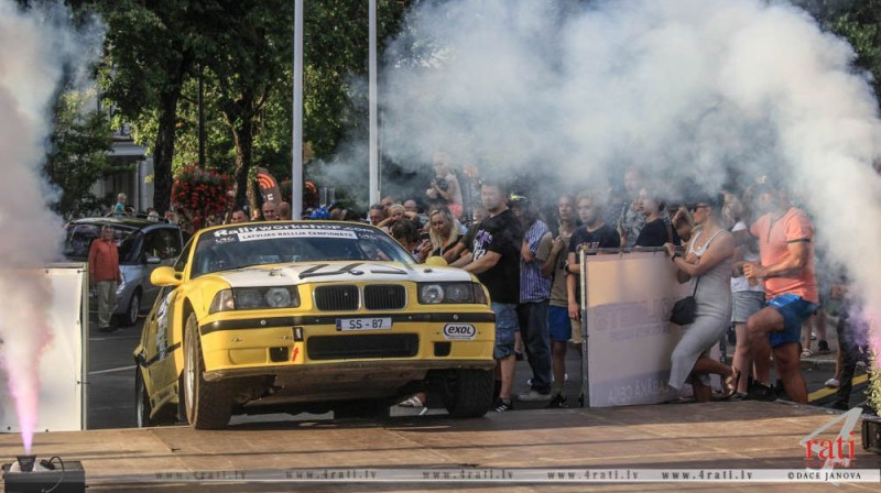 RK9 klases līdera Arņa Alkšņa ekipāža. Foto: Dace Janova, 4rati.lv