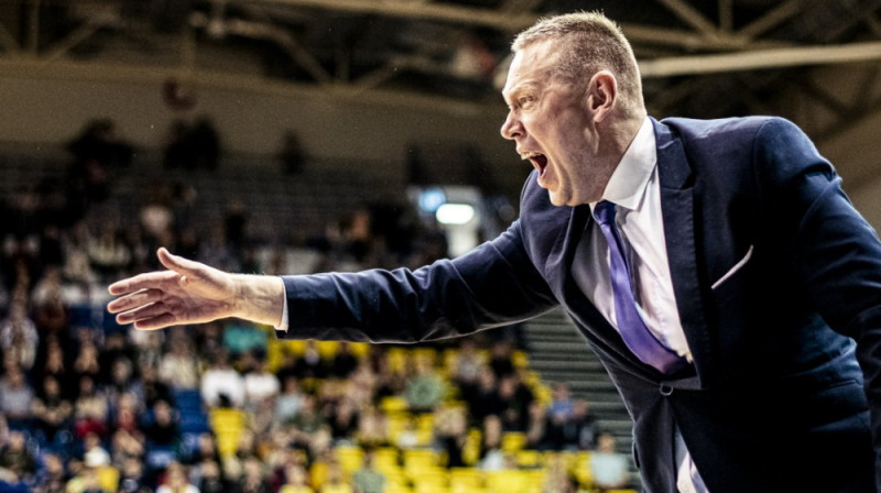 "Ventspils" galvenais treneris Gints Fogels. Foto: Basket.lv