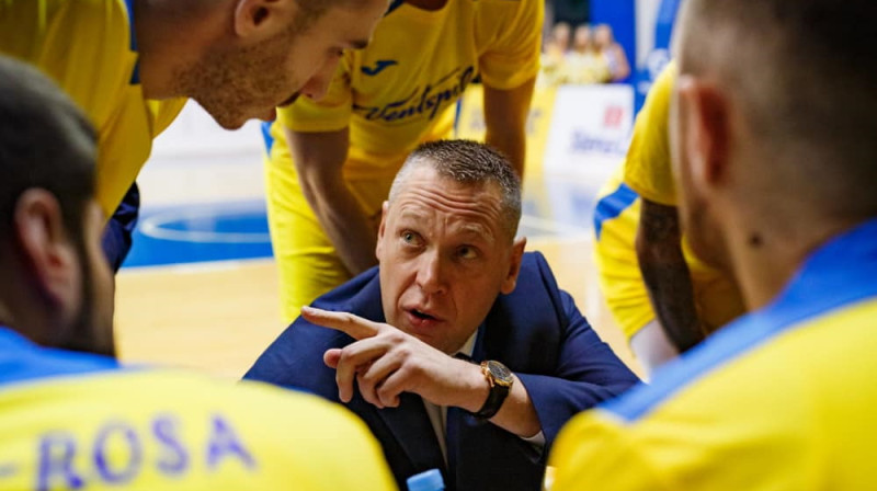 "Ventspils" galvenais treneris Gits Fogels. Foto: Mārtiņš Goldbergs