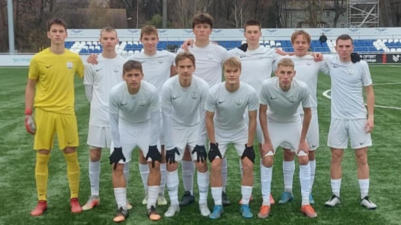 "Daugavpils" U18 komandas futbolisti. Foto: BFC Daugavpils