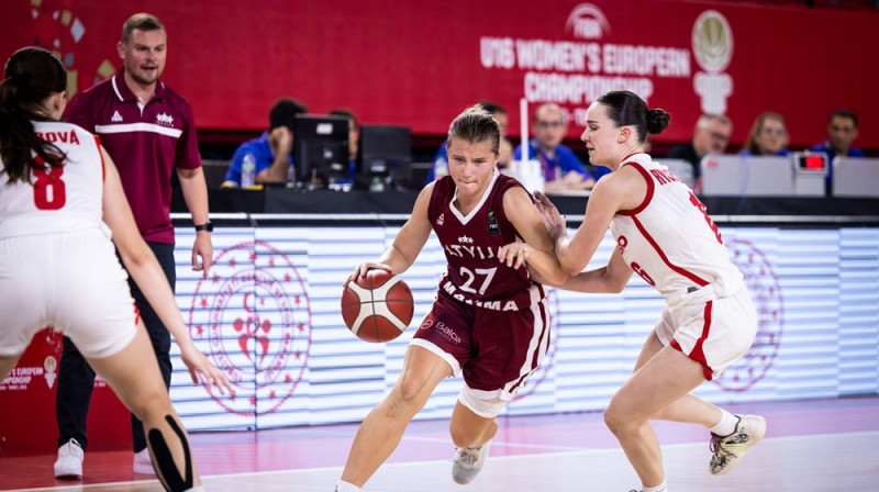 Tamirise Simonova 2023. gada 13. augustā. Foto: FIBA