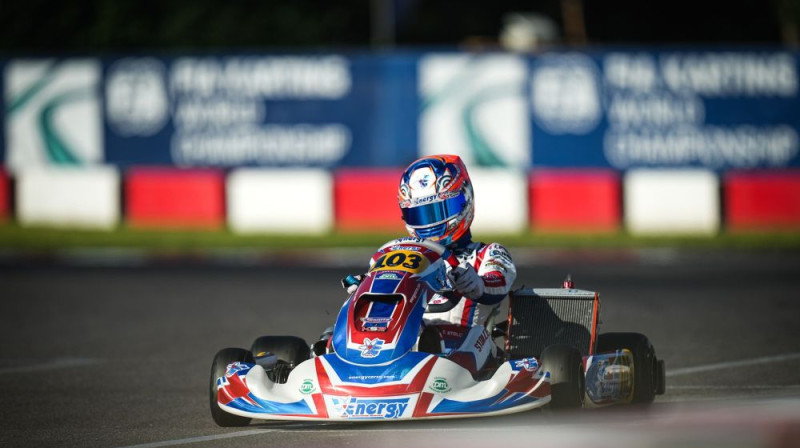 Tomass Štolcermanis. Foto: Energy Corse Racing Karts