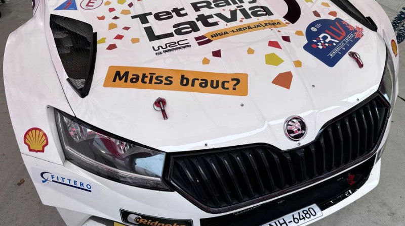 Matīss brauc? Foto: No Matīsa Mežaka privātā arhīva