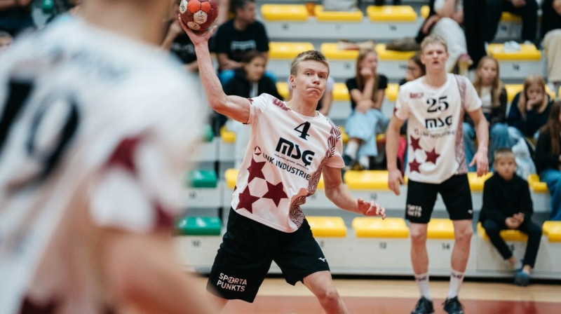 MSĢ handbolists Einārs Borisovs. Foto: handball.lv