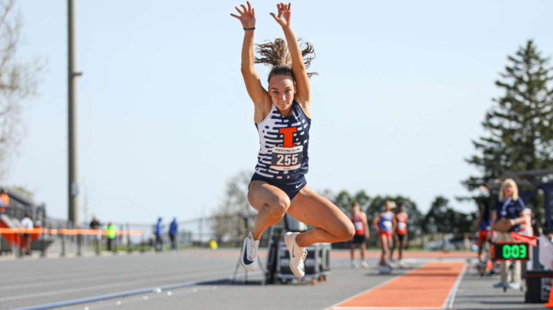 Darja Sopova. Foto: Fighting Illini Track and Field