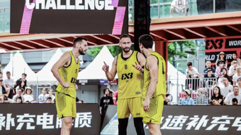 "Ub" 3x3 basketbolisti. Foto: FIBA