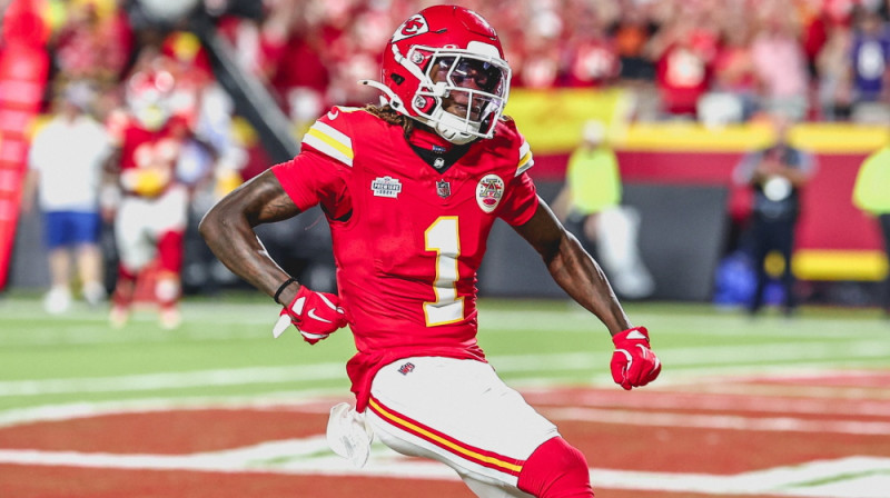 Debitants Zeivjers Vordijs veica divus piezemējumus. Foto: Kansas City Chiefs