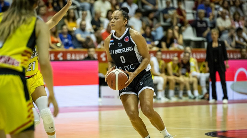 Mia Loida "EuroCup Women" spēlē. Foto: FIBA