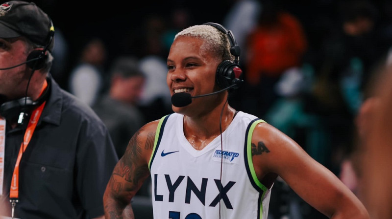 Kortnija Viljamsa 2024. gada 10. oktobrī. Foto: Minnesota Lynx