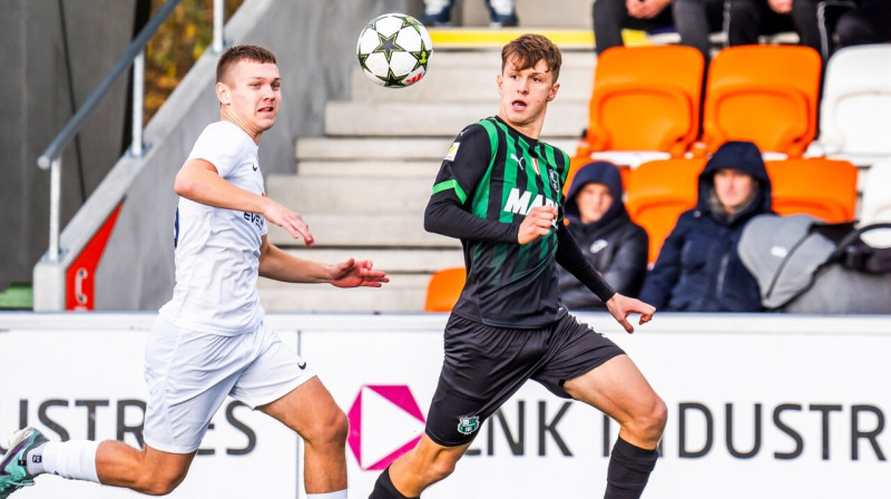 Mirklis no "Daugavpils" un "Sassuolo" U19 komandu spēles. Foto: BFC Daugavpils