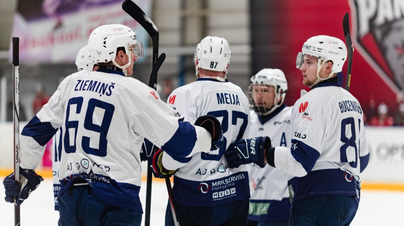 Rīgas "Mogo"/RSU hokejisti. Foto: Catherine Kõrtsmik