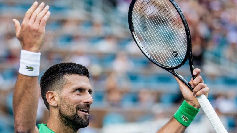 Novaks Džokovičs. Foto: Miami Open
